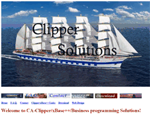 Tablet Screenshot of clippersolutions.com